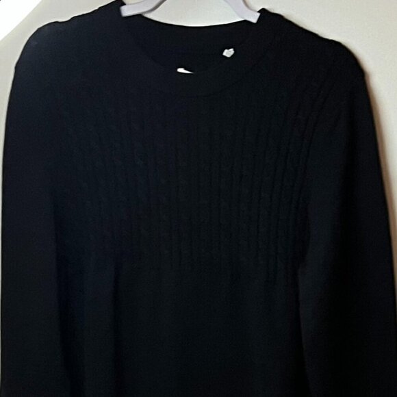 Barbour Guernsey Sweater Dress in Black Size 12 - Picture 4 of 10